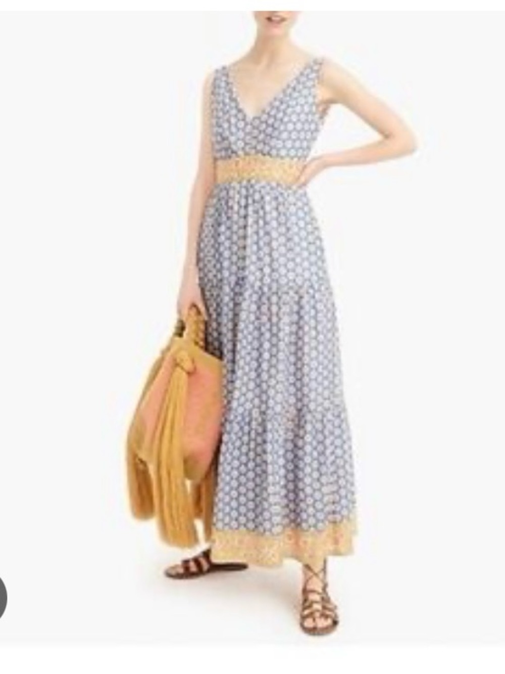 J. Crew size 2 Pointe Sur Maxi Dress Sleeveless NWT